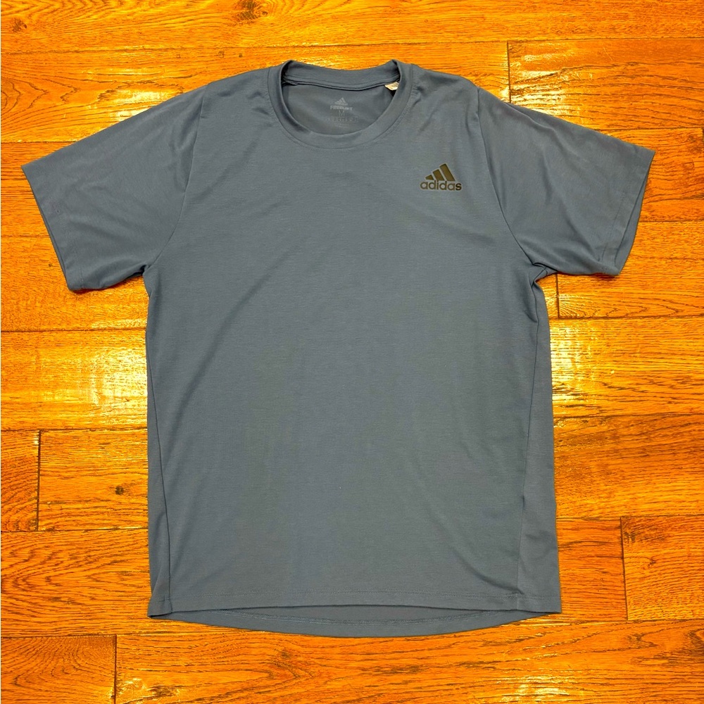Adidas Freelift Climalite Blue Short Sleeve Performance Training Tee Size M